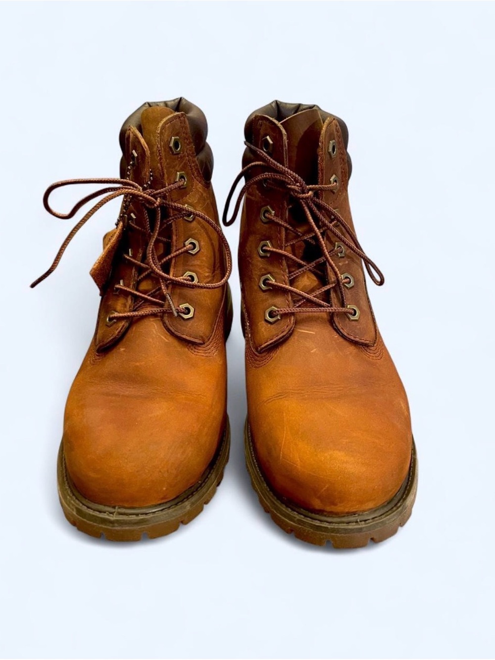 Timberland 6” Waterville Brown Nubuck Leather boot Womens 10 excellent condition - Picture 4 of 6